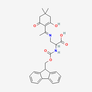 (2R)-3-[1-(4,4-dimethyl-2,6-dioxocyclohexylidene)ethylamino]-2-(9H-fluoren-9-ylmethoxycarbonylamino)propanoic acid