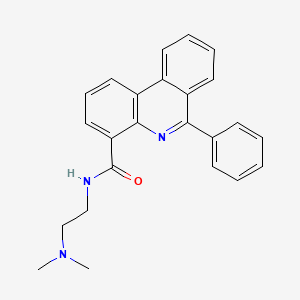 4-Phenanthridinecarboxamide, N-(2-(dimethylamino)ethyl)-6-phenyl-