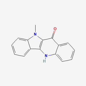 10-Methyl-5,10-dihydro-11H-indolo(3,2-b)quinolin-11-one