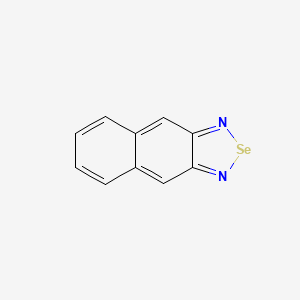 molecular formula C10H6N2Se B15196765 Naphtho(2,3-c)(1,2,5)selenadiazole CAS No. 269-20-5