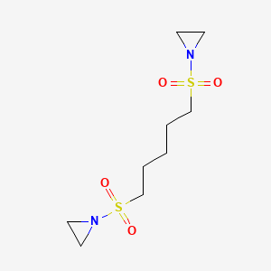 Aziridine, 1,1'-(1,5-pentanediylbis(sulfonyl))bis-