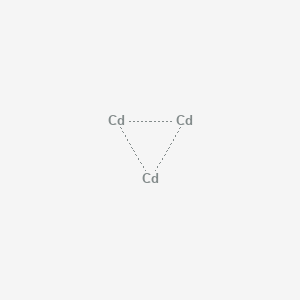 molecular formula Cd3 B15196845 Tricadmium CAS No. 53809-79-3