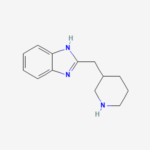 molecular formula C13H17N3 B1519685 2-(Piperidin-3-ylmethyl)-1H-Benzimidazol CAS No. 933738-45-5