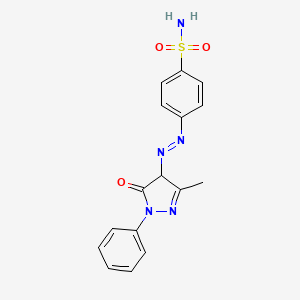 4-(3-Methyl-5-oxo-1-phenyl-4,5-dihydro-1H-pyrazol-4-ylazo)-benzenesulfonamide