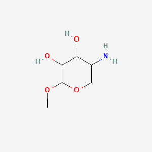 5-Amino-2-methoxy-tetrahydro-pyran-3,4-diol