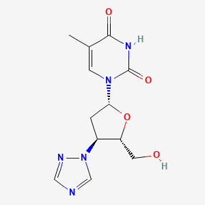 3'-Deoxy-3'-(1,2,4-triazol-1-yl)thymidine