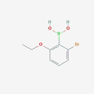 molecular formula C8H10BBrO3 B1519708 2-溴-6-乙氧基苯硼酸 CAS No. 957035-13-1