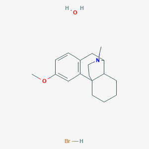 molecular formula C18H28BrNO2 B15197083 Dextromethorphan, hydrobromide 