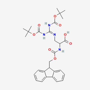 (R)-2-((((9H-Fluoren-9-yl)methoxy)carbonyl)amino)-3-((2,2,10,10-tetramethyl-4,8-dioxo-3,9-dioxa-5,7-diazaundecan-6-ylidene)amino)propanoic acid