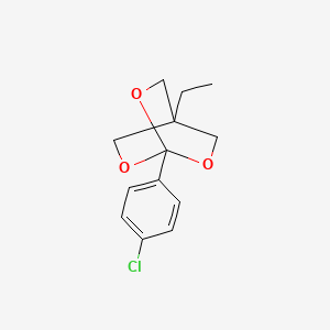 Orthobenzoic acid, p-chloro-, cyclic ester with 2-ethyl-2-(hydroxymethyl)-1,3-propanediol