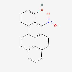 molecular formula C20H11NO3 B15197153 6-Nitrobenzo(a)pyren-7-ol CAS No. 119056-57-4