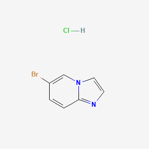 molecular formula C7H6BrClN2 B1519720 6-Bromoimidazo[1,2-a]pyridine hydrochloride CAS No. 957035-19-7