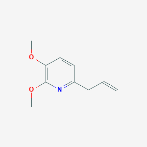 molecular formula C10H13NO2 B1519721 6-烯丙基-2,3-二甲氧基吡啶 CAS No. 1087659-29-7