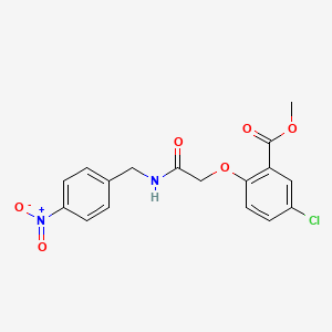 Methyl 5-chloro-2-{2-[(4-nitrobenzyl)amino]-2-oxoethoxy}benzoate