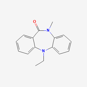 N6-Ethyl-N1-methyl-5,10-dihydro-11H-dibenzo(b,e)(1,4)diazepin-11-one