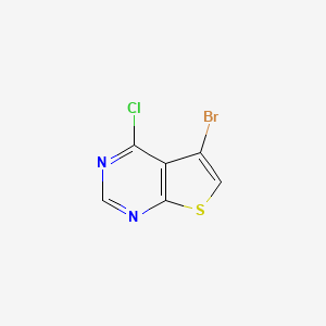 molecular formula C6H2BrClN2S B1519723 5-溴-4-氯噻吩并[2,3-d]嘧啶 CAS No. 814918-95-1