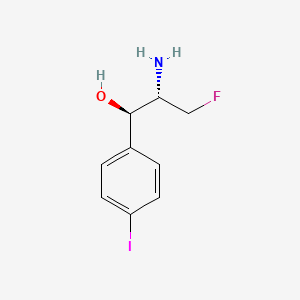 molecular formula C9H11FINO B1519724 (2S,1R)-2-氨基-3-氟-1-(4-碘苯基)-丙醇 CAS No. 927689-70-1