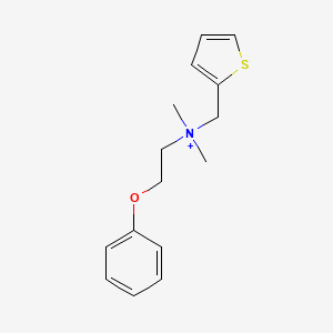 molecular formula C15H20NOS+ B15197289 Thenium CAS No. 16776-64-0