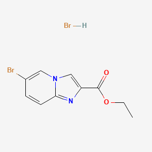 B1519730 Ethyl 6-Bromoimidazo[1,2-a]pyridine-2-carboxylate hydrobromide CAS No. 1177092-98-6