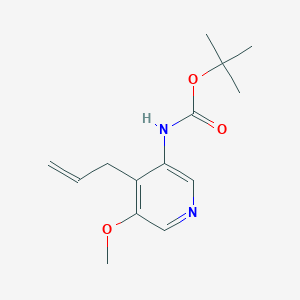 B1519736 tert-Butyl 4-allyl-5-methoxypyridin-3-ylcarbamate CAS No. 1045859-16-2