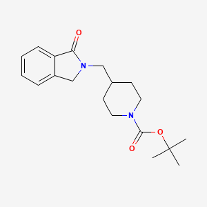 2-[(1-tert-Butoxycarbonylpiperidin-4-yl)methyl]isoindolin-1-one