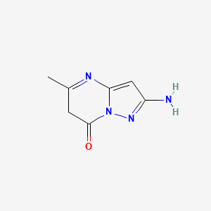 2-Imino-5-methyl-2,6-dihydropyrazolo(1,5-a)pyrimidin-7(1H)-one