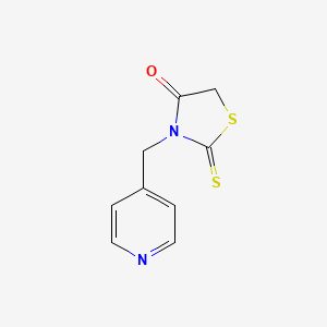 3-(4-Pyridinylmethyl)-2-thioxo-1,3-thiazolidin-4-one