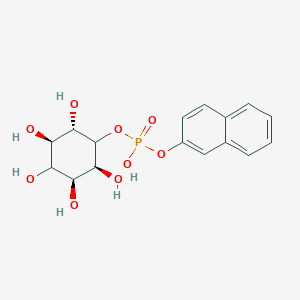 B151975 naphthalen-2-yl [(2S,3S,5R,6S)-2,3,4,5,6-pentahydroxycyclohexyl] hydrogen phosphate CAS No. 137888-44-9