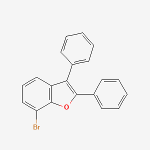 molecular formula C20H13BrO B15197512 7-Bromo-2,3-diphenyl-benzofuran 