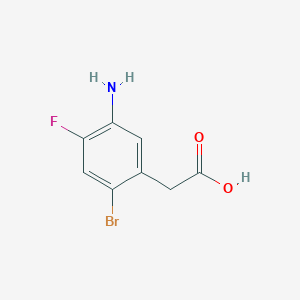 2-(5-Amino-2-bromo-4-fluorophenyl)acetic acid