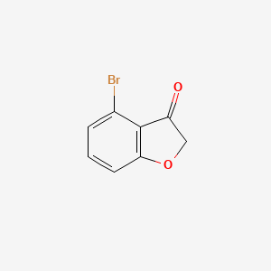 molecular formula C8H5BrO2 B1519757 4-溴苯并呋喃-3(2H)-酮 CAS No. 1020966-78-2