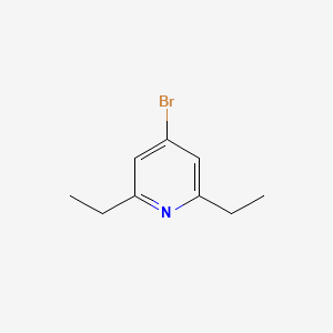 molecular formula C9H12BrN B1519759 4-溴-2,6-二乙基吡啶 CAS No. 877133-54-5