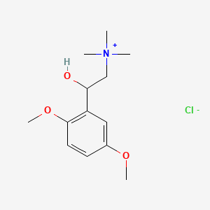 (2,5-Dimethoxy-beta-hydroxyphenethyl)trimethylammonium chloride