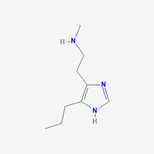 N-Methyl-2-(4-propyl-1H-imidazol-5-yl)ethanamine