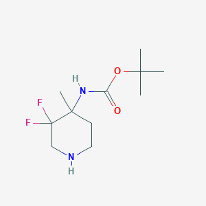 tert-Butyl (3,3-difluoro-4-methylpiperidin-4-yl)carbamate