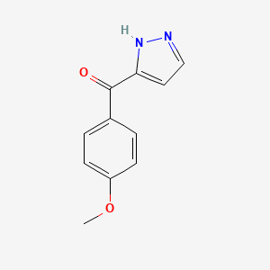 (4-Methoxyphenyl)(1H-pyrazol-5-yl)methanone