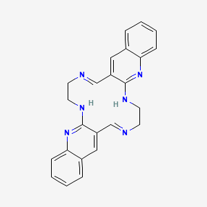 6,7,8,17,18,19-Hexahydro-5,6,9,16,17,20-hexaaza-cyclotetradeca(1,2-b;8,9-b')dinaphthalene