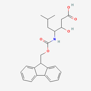 molecular formula C23H27NO5 B15197714 Fmoc-Sta(3S,4S)-OH 