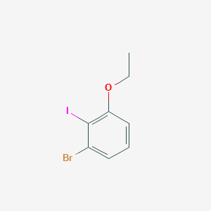 molecular formula C8H8BrIO B1519773 1-Bromo-3-ethoxy-2-iodobenzene CAS No. 1072944-94-5