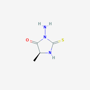 (S)-3-Amino-5-methyl-2-thioxoimidazolidin-4-one