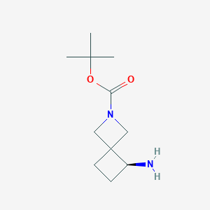 tert-Butyl (S)-5-amino-2-azaspiro[3.3]heptane-2-carboxylate