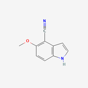 5-methoxy-1H-indole-4-carbonitrile