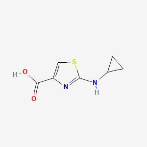 molecular formula C7H8N2O2S B1519777 2-(环丙基氨基)-1,3-噻唑-4-羧酸 CAS No. 1189749-75-4