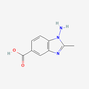 1-Amino-2-methyl-1H-benzo[d]imidazole-5-carboxylic acid