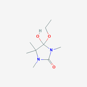 4-Ethoxy-4-hydroxy-1,3,5,5-tetramethylimidazolidin-2-one