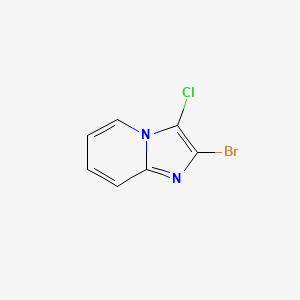 molecular formula C7H4BrClN2 B1519781 2-Bromo-3-chloroimidazo[1,2-a]pyridine CAS No. 1159511-19-9