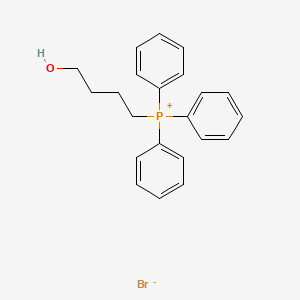 molecular formula C22H24BrOP B15197832 Phosphonium, (4-hydroxybutyl)triphenyl-, bromide CAS No. 87436-78-0