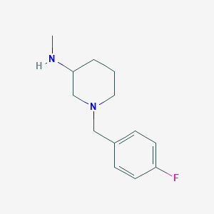 1-(4-Fluorobenzyl)-N-methylpiperidin-3-amine