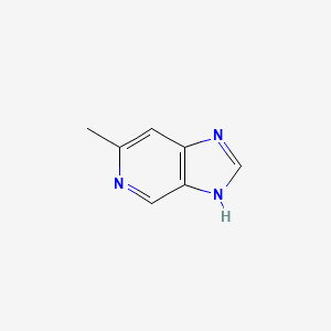 molecular formula C7H7N3 B15197880 6-methyl-3H-imidazo[4,5-c]pyridine 