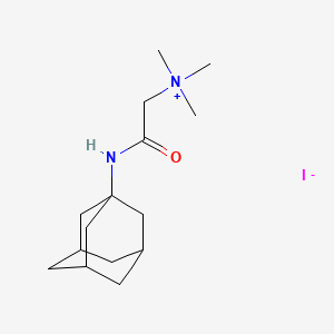 molecular formula C15H27IN2O B15197893 ((1-Adamantylcarbamoyl)methyl)trimethylammonium iodide CAS No. 25517-04-8